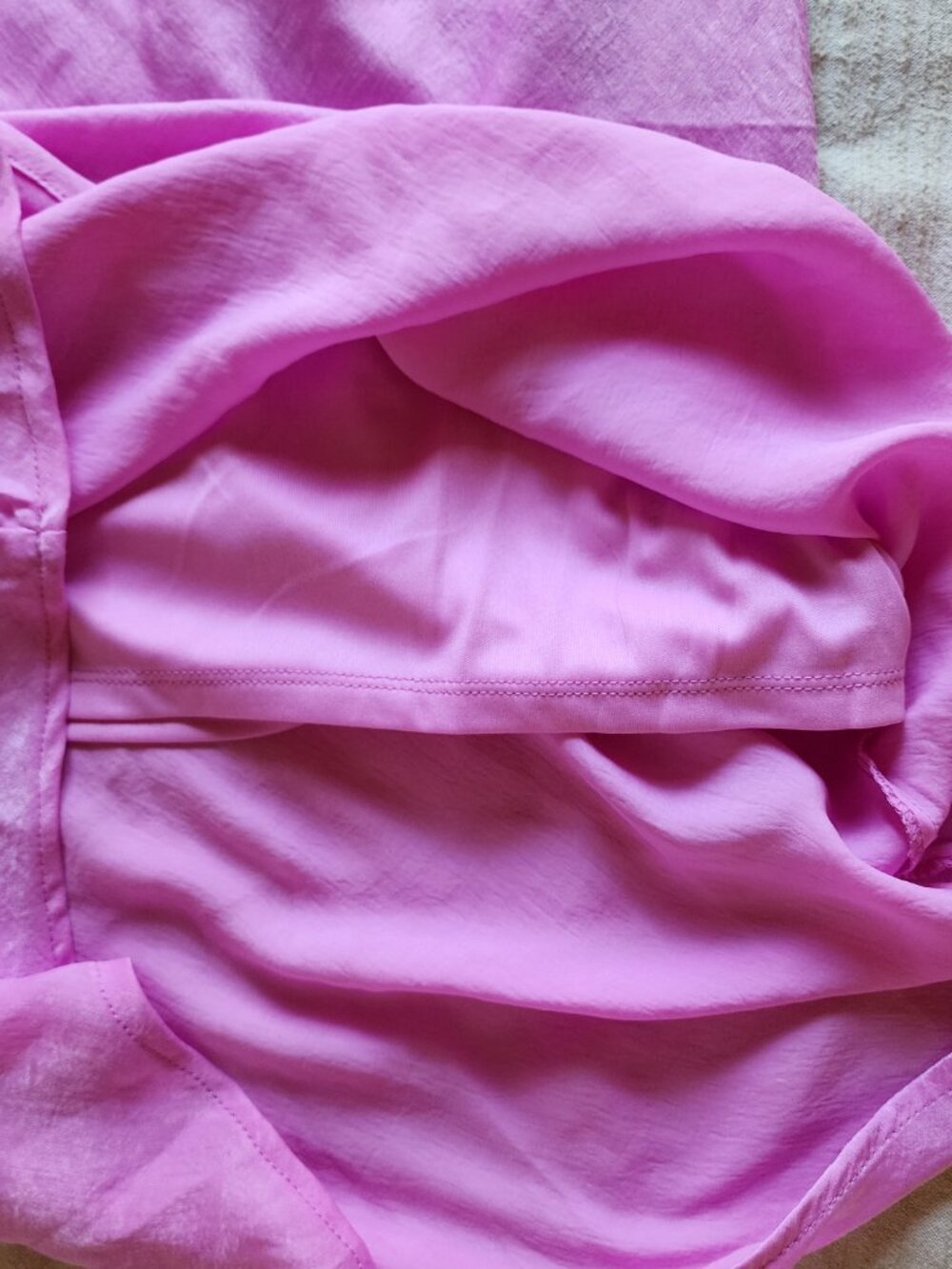 Wild Fable Pink Satin Midi Maxi Skirt Size Small Y2K Bias Cut - Picture 4 of 4